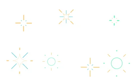 Spreading various simple line geometry shape animation - motion background Stock Footage 159549746