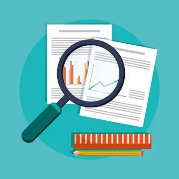 Spreadsheet document infographic design Stock Illustration