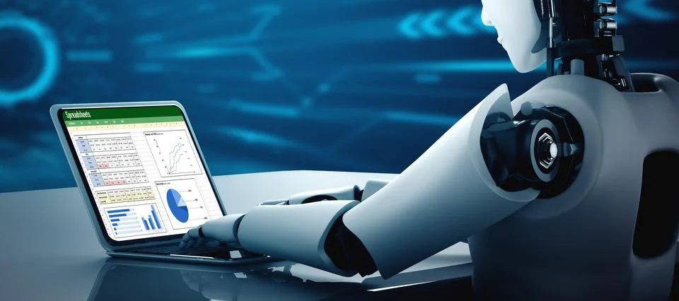 Spreadsheet Document Information Financial Startup Concept Snugly Stock Illustration