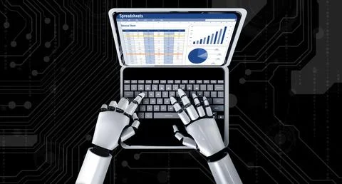 Spreadsheet Document Information Financial Startup Concept Snugly Stock Illustration