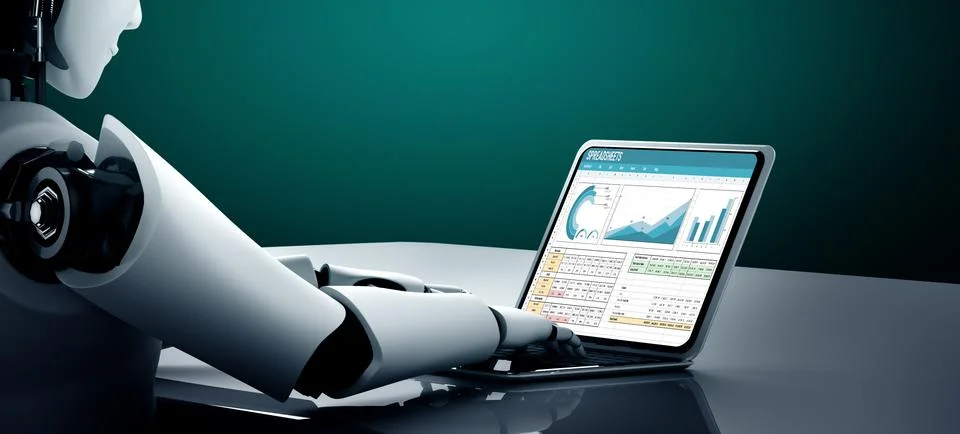 Spreadsheet Document Information Financial Startup Concept Snugly Stock Illustration