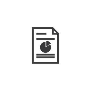 Spreadsheet document paper outline icon. isolated note paper icon in thin lin Stock Illustration