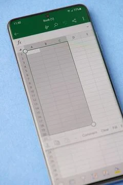 Spreadsheet  excel book Stock Photos