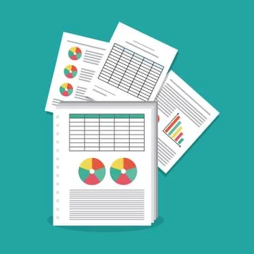 Spreadsheet icon design Illustrazione stock