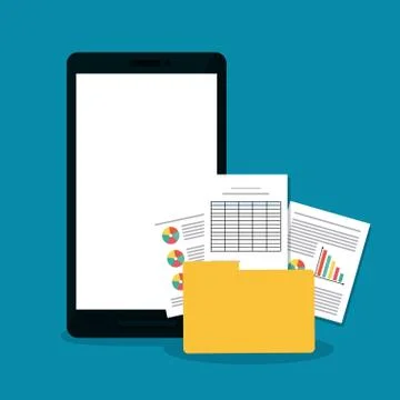 Spreadsheet icon design Illustrazione stock