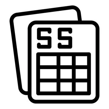 Spreadsheet software representing spreadsheet software icon symbol Ilustración de archivo