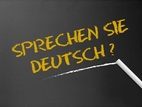 Sprechen sie deutsch? 스톡 일러스트