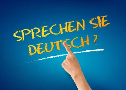 Sprechen sie deutsch Illustrazione stock