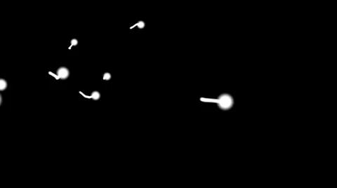 Sprem particle Stock Footage 2590685