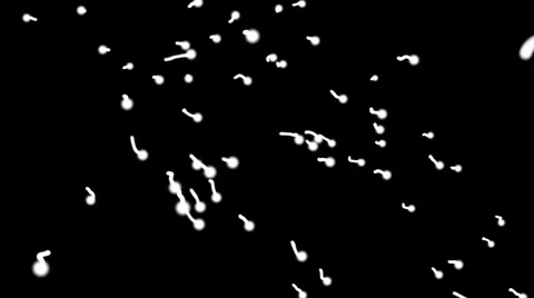 Sprem particle Stock Footage 2924558