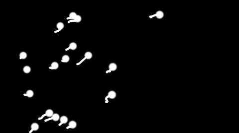 Sprem particle Stock Footage 2933284
