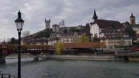 Spreuerbrucke Stock Footage 122258255