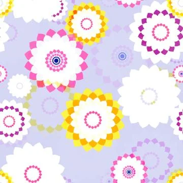 Sprin aster flowers Stock Illustration
