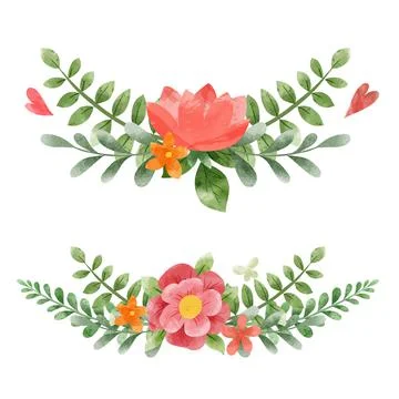 Spring abstract floral bouquet. Tiny floral art. Stock Illustration