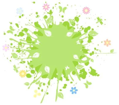 Spring abstraction Foto stock