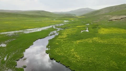 Spring aerial view Stock Footage 242412446