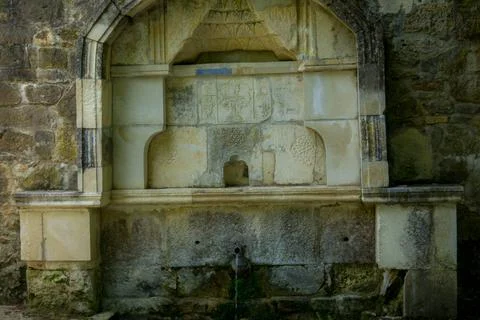 Spring in an ancient monastery Stock Photos