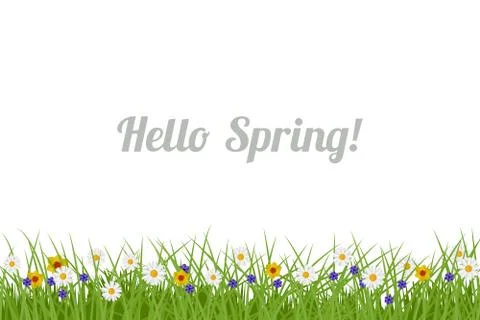 Spring and Summer background Stock Illustration
