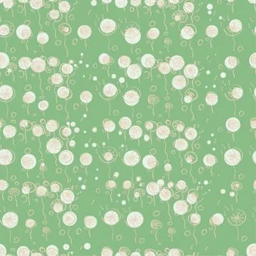 Spring and summer seamless texture with flowers Stock Illustration