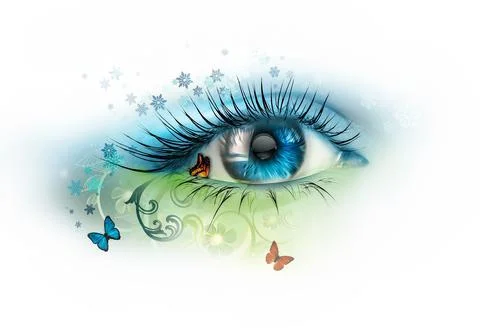 Spring and Winter Pattern Stock Illustration