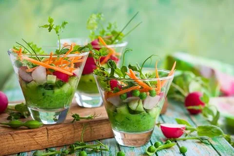 Spring appetizer Stock Photos