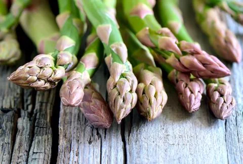 Spring asparagus Stock Photos