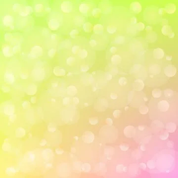 Spring background with bokeh Stock Illustration