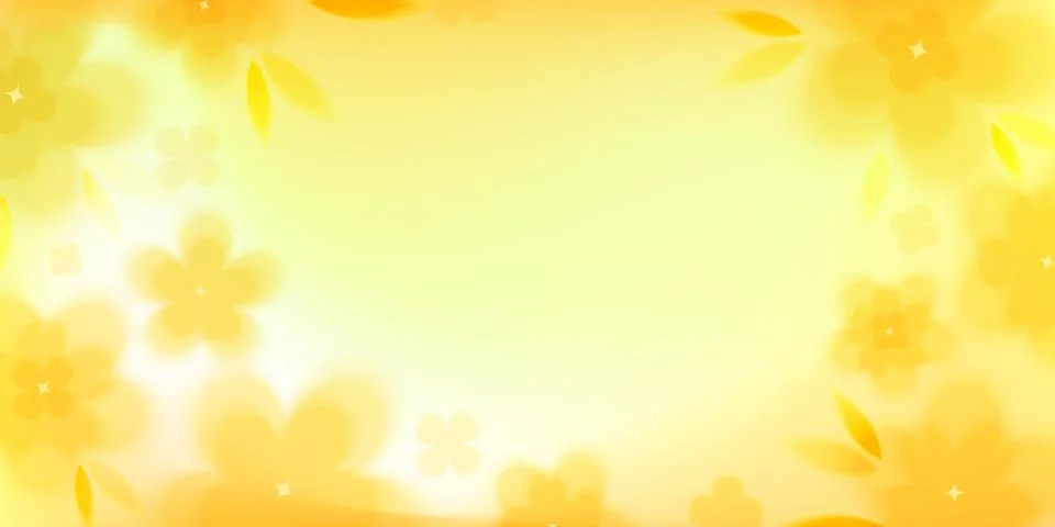 Spring background with gradient blur daisy flowers Stock Illustration