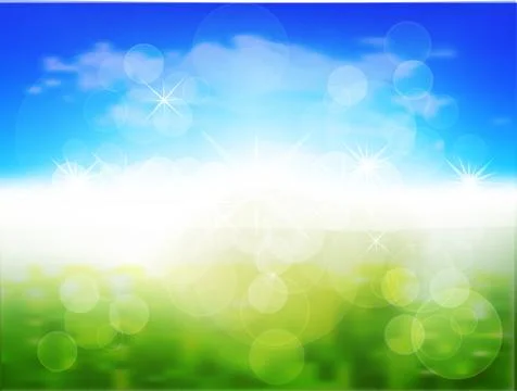 Spring background Stock Illustration