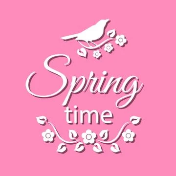 Spring background Stock Illustration
