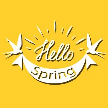 Spring background Stock Illustration