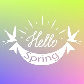 Spring background Stock Illustration