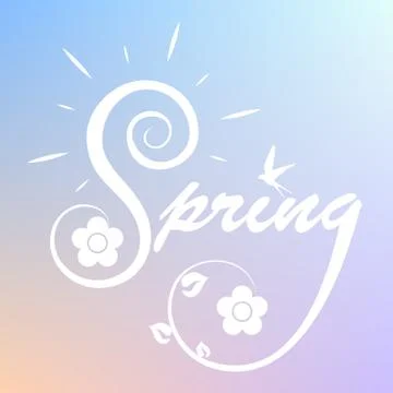 Spring background Stock Illustration