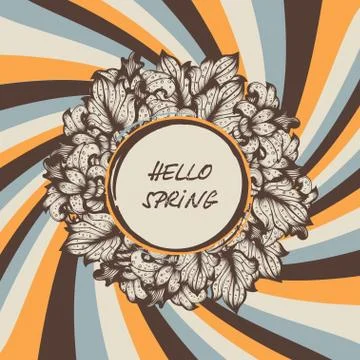 Spring Background Stock Illustration