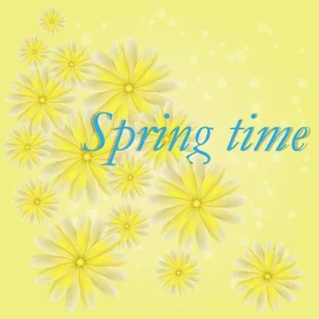 Spring background Stock Illustration