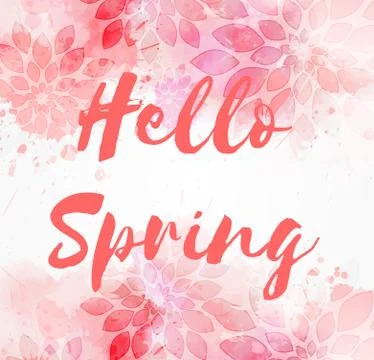 Spring background Stock Illustration