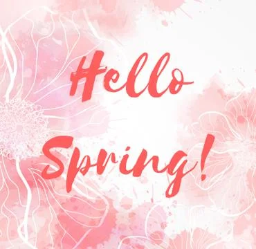 Spring background Stock Illustration