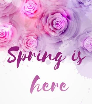 Spring background Stock Illustration