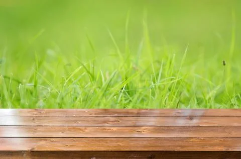 Spring background table Stock Photos