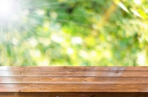 Spring background table Stock Photos