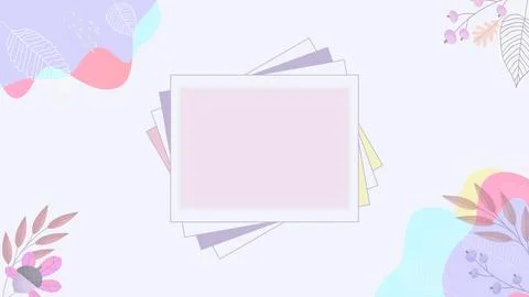 Spring banner background design with copy space Stock Illustration