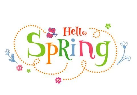 Spring banner Stock Illustration