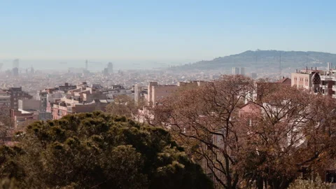 A spring Barcelona. Stock Footage 273893920