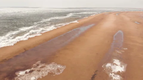 Spring beach Stock Footage 146605683