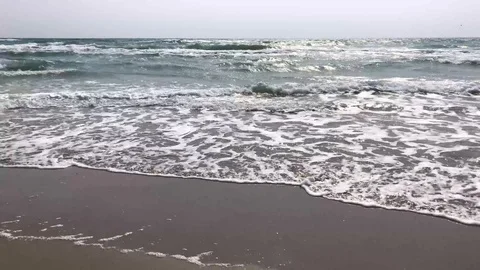 Spring beautiful sea view landscape. Stock Footage 128383873