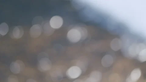 Spring. Beautiful stream flow with fresh chilly water in nature background. Pure Stock Footage 172432372