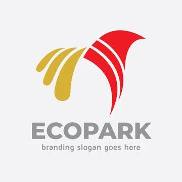 Spring Bird - Zoo Logo Template Stock Illustration
