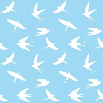 Spring birds Stock Illustration