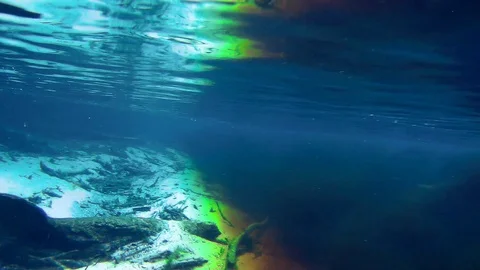 Spring Black water Transition Stock Footage 90180288