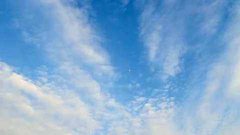 Spring blue sky with clouds. Stock Footage 108403659